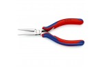 Длинногубцы для электроники KNIPEX 35 62 145, двухкомпонентные чехлы, полированные, 145 мм KN-3562145