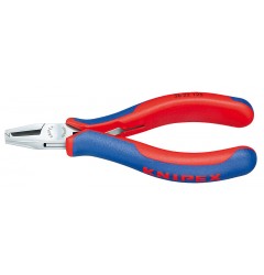 Плоскогубцы KNIPEX 36 22 125, для изгибания и обрезки выводов радиодеталей, 125 мм KN-3622125