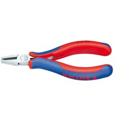 Плоскогубцы KNIPEX 36 32 125, для опрессовки и укорачивания выводов радиодеталей, 125 мм KN-3632125