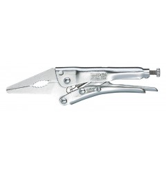 Клещи зажимные KNIPEX 41 34 165, удлинённые губки, никелированные, 165 мм KN-4134165