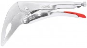 Клещи зажимные KNIPEX 41 44 200, удлинённые губки, никелированные, угол ∡70°, 165 мм KN-4144200