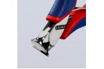 Кусачки для электроники KNIPEX 62 12 120, угол ∡15°, двухкомпонентные чехлы, 120 мм KN-6212120