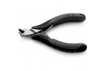 Кусачки для электроники KNIPEX 64 32 120 ESD, антистатические, угол ∡15°, 120 мм KN-6432120ESD