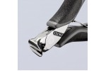 Кусачки для электроники KNIPEX 64 32 120 ESD, антистатические, угол ∡15°, 120 мм KN-6432120ESD