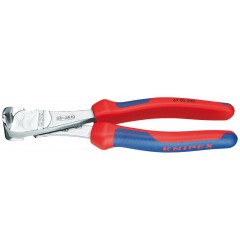 Кусачки торцевые KNIPEX 67 05 200, особой мощности, хромированные, 200 мм  KN-6705200