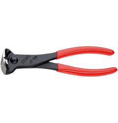 Кусачки торцевые KNIPEX 68 01 180, двухкомпонентные чехлы, 180 мм  KN-6801180