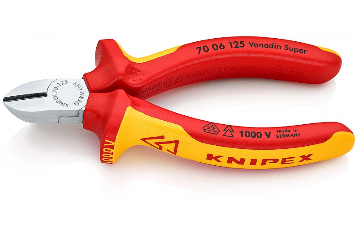 KN-7006125 - Бокорезы KNIPEX 70 06 125, диэлектрические VDE 1000V