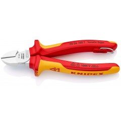 Бокорезы KNIPEX 70 06 160T, диэлектрические VDE 1000V, со страховочной петлёй,160 мм KN-7006160T