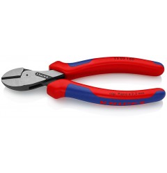 KNIPEX X-Cut® бокорезы, рез: провол. мягк. Ø 4.8 мм, ср. Ø 3.8 мм, тв. Ø 2.7 мм, роял. струна Ø 2.2 мм, L-160 мм, чёрн., 2-к ручки, держатель