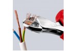 KNIPEX X-Cut® бокорезы, рез: провол. мягк. Ø 4.8 мм, ср. Ø 3.8 мм, тв. Ø 2.7 мм, роял. струна Ø 2.2 мм, L-160 мм, чёрн., 2-к ручки, держатель