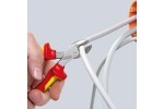 KNIPEX X-Cut® бокорезы, рез: провол. мягк. Ø 4.8 мм, ср. Ø 3.8 мм, тв. Ø 2.7 мм, роял. струна Ø 2.2 мм, L-160 мм, хром,2-к ручки,страх. крепл.,блист.