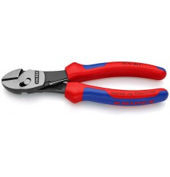 Бокорезы KNIPEX TwinForce 73 72 180 F, высокой мощности, с разжимной пружиной, 180 мм KN-7372180F
