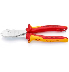 Бокорезы KNIPEX 74 06 200T, со страховочной петлёй, диэлектрические VDE 1000V, 200 мм KN-7406200T