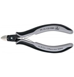 Прецизионные кусачки боковые для электроники KNIPEX 79 12 125 ESD KN-7912125ESD
