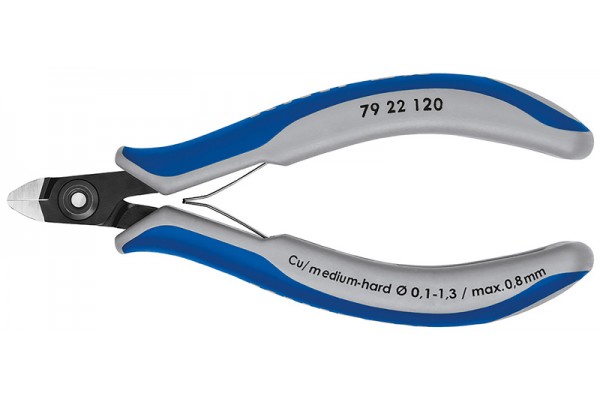 фото Прецизионные кусачки боковые для электроники KNIPEX 79 22 120 KN-7922120(KN-7922120), KNIPEX