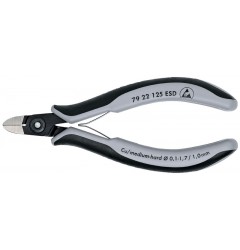 Прецизионные кусачки боковые для электроники антистатические KNIPEX 79 22 125 ESD KN-7922125ESD