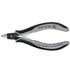 Прецизионные кусачки боковые для электроники антистатические KNIPEX 79 42 125 ESD KN-7942125ESD