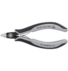 Прецизионные боковые кусачки для электроники KNIPEX 79 42 125 Z ESD KN-7942125ZESD