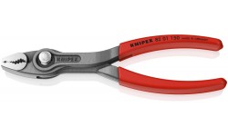 фото TwinGrip клещи с фронтальным и боковым захватами, зев 3-16 мм, длина 150 мм, обливные ручки, SB (KN-8201150SB])