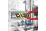 TwinGrip клещи с фронтальным и боковым захватами, зев 3-16 мм, длина 150 мм, обливные ручки