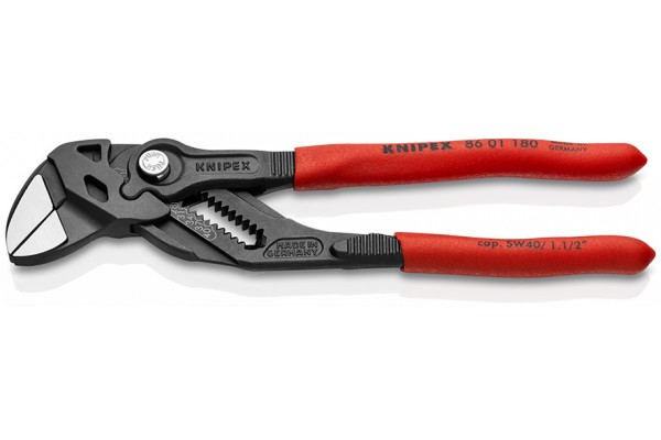 фото Клещи переставные-гаечный ключ фосфатированные, 180 мм KNIPEX KN-8601180(KN-8601180), KNIPEX