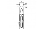 Клещи переставные-гаечный ключ фосфатированные, 180 мм KNIPEX KN-8601180