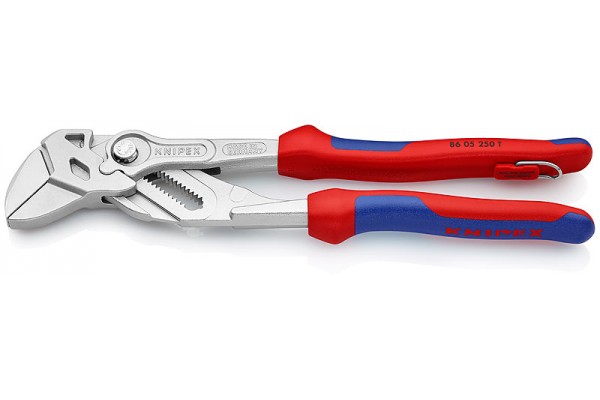 фото Клещи переставные-гаечный ключ, хромированные 250 mm KNIPEX 86 05 250T(KN-8605250T), KNIPEX
