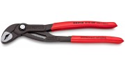 KNIPEX COBRA® клещи переставные с фиксатором, 50 мм (2"), под ключ 46 мм, L-250 мм, серые, 1-к ручки, держатель