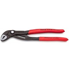 KNIPEX COBRA® клещи переставные с фиксатором, 50 мм (2"), под ключ 46 мм, L-250 мм, серые, 1-к ручки, держатель