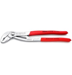 KNIPEX COBRA® клещи переставные с фиксатором, 70 мм (2 3/4"), под ключ 60 мм, L-300 мм, хром, 1-к ручки, держатель