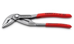 фото COBRA ES клещи переставные, тонкие, зев 32 мм, длина 180 мм, фосфатированные, обливные ручки (KN-8751180])