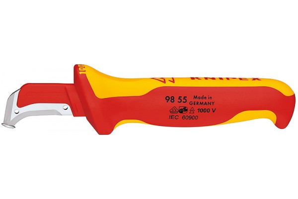 фото Нож для удаления оболочек кабелей 98 55(KN-9855), KNIPEX