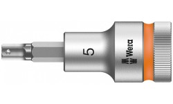 фото WE-003821 — Бита головка WERA Zyklop 8740 C HF 1/2" с фиксирующей функцией, 5.0 x 60 mm (WE-003821])