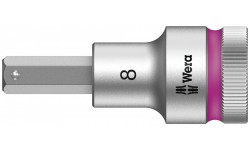 фото WE-003824 — Бита головка WERA Zyklop 8740 C HF 1/2" с фиксирующей функцией, 8.0 x 60 mm (WE-003824])