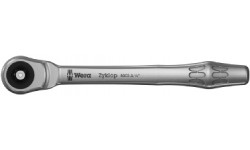 фото WE-004003 — WERA Zyklop 8003 A трещотка кованая со сдвижным квадратом, 1/4 дюйм x 141.0 mm (WE-004003])