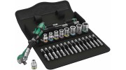 WE-004016 — WERA Zyklop Speed 8100 SA 6 - набор с трещоткой, метрический ,1/4, 28 предметов
