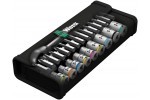 WE-004017 — WERA Zyklop Metal 8100 SA 7 - набор с трещоткой, сдвижной квадрат, привод 1/4", метрический, 28 предметов