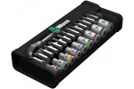 WE-004020 — WERA Zyklop Metal 8100 SA 10 - набор с трещоткой, сдвижной квадрат, привод 1/4", дюймовый , 28 предметов