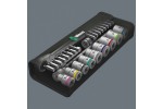 WE-004047 — WERA Zyklop Metal8100 SB 7 - набор с трещоткой, сдвижной квадрат, привод 3/8", метрический , 29 предметов