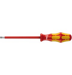 WE-006135 — Диэлектрическая отвёртка WERA 160 i VDE шлицевая, 1.6 x 8.0 x 200 mm