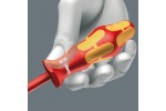 WE-006176 — Диэлектрическая отвёртка WERA 167 i VDE 1000V TORX вороненое жало, TX 25 x 100 mm