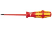 WE-006183 — Диэлектрическая отвёртка WERA 167 i VDE 1000V TORX вороненое жало, TX 7 x 80 mm