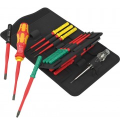Kraftform Kompakt VDE 16 extra slim 1 Tool Finder Набор насадок с отвёрткой-битодержателем + пробник, 16 пр.
