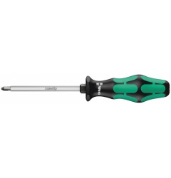 WE-008753 — Отвёртка WERA 350 SK крестовая Phillips, лазерная насечка, шестигранный наконечник, PH 3 x 150 mm