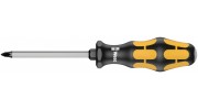WE-017054 — Ударная отвёртка WERA 918 SPZ крестовая Pozidriv, шестигранный наконечник, PZ 3 x 150 mm