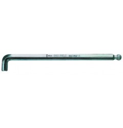 WE-022046 — Шестигранный ключ WERA 950 PKLS, метрический, хромированный, Hex-Plus, 6.0 mm