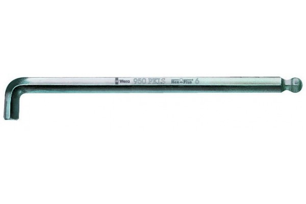 фото WE-022047 — Шестигранный ключ WERA 950 PKLS, метрический, хромированный, Hex-Plus, 8.0 mm(WE-022047), WERA