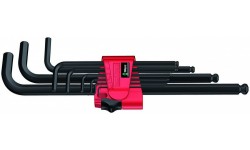 фото WE-022086 — Набор шестигранных ключей WERA 950 PKL/9 BM N, метрических, BlackLaser, 9 предметов (WE-022086])
