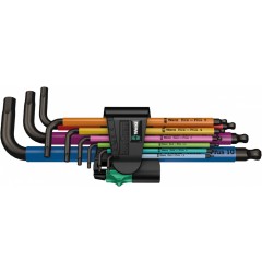 Набор Г-образных ключей, метрических WERA 950 SPKL/9 SM N Multicolour BlackLaser 022089