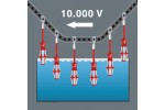 WE-022730 — Диэлектрическая отвёртка WERA 3160 i VDE шлицевая с лазерной насечкой, из нержавеющей стали, 0.6 x 3.5 x 100 mm